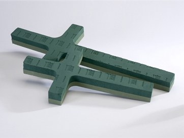 Picture of 2 x24in ideal florist foam tribute cross